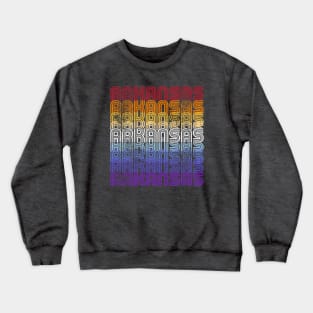 Arkansas 70s Groove Crewneck Sweatshirt